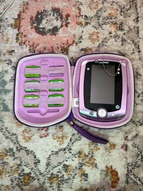 LeapPad2 Purple Kids Learning Tablet with Game Cartridges